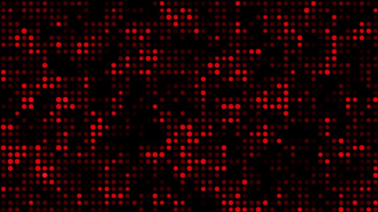 LED screen. Pixel pattern. Vide loop.