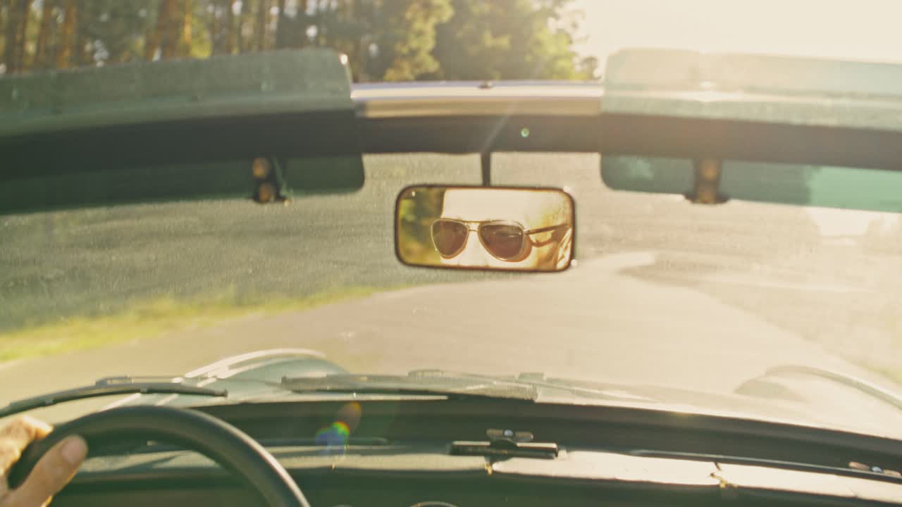 Driving a classic car