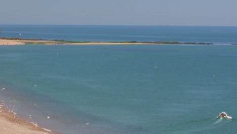 Dreamy seascape near the town of Budleigh Salterton
