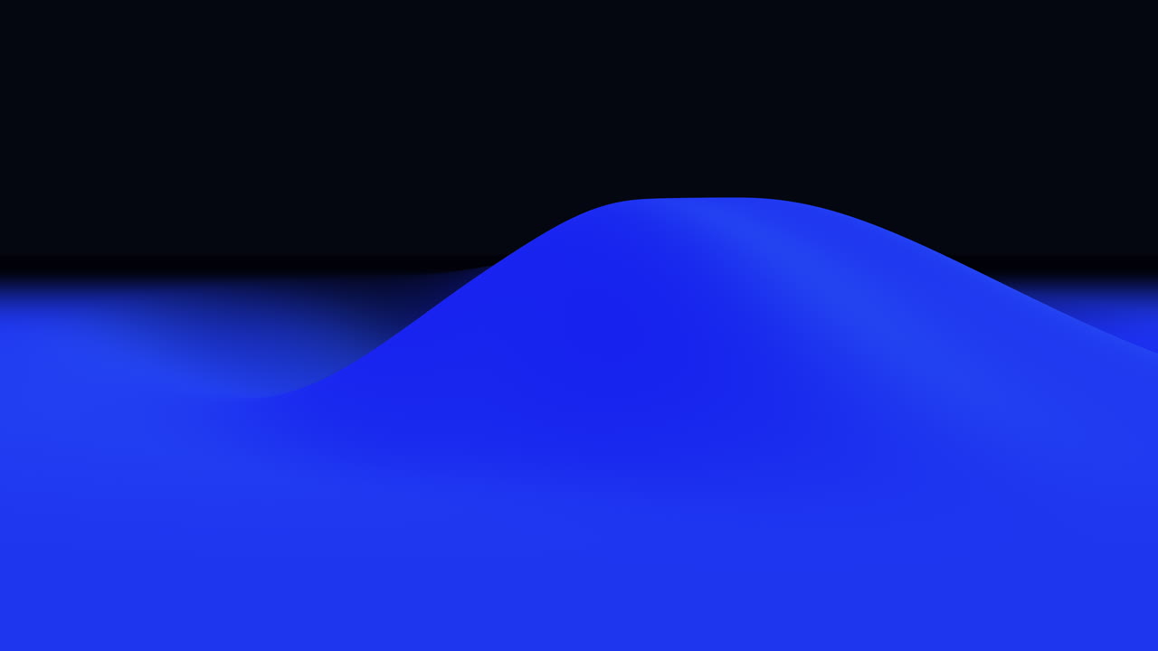 검은색 그라데이션의 우아함과 패션 푸른 파도