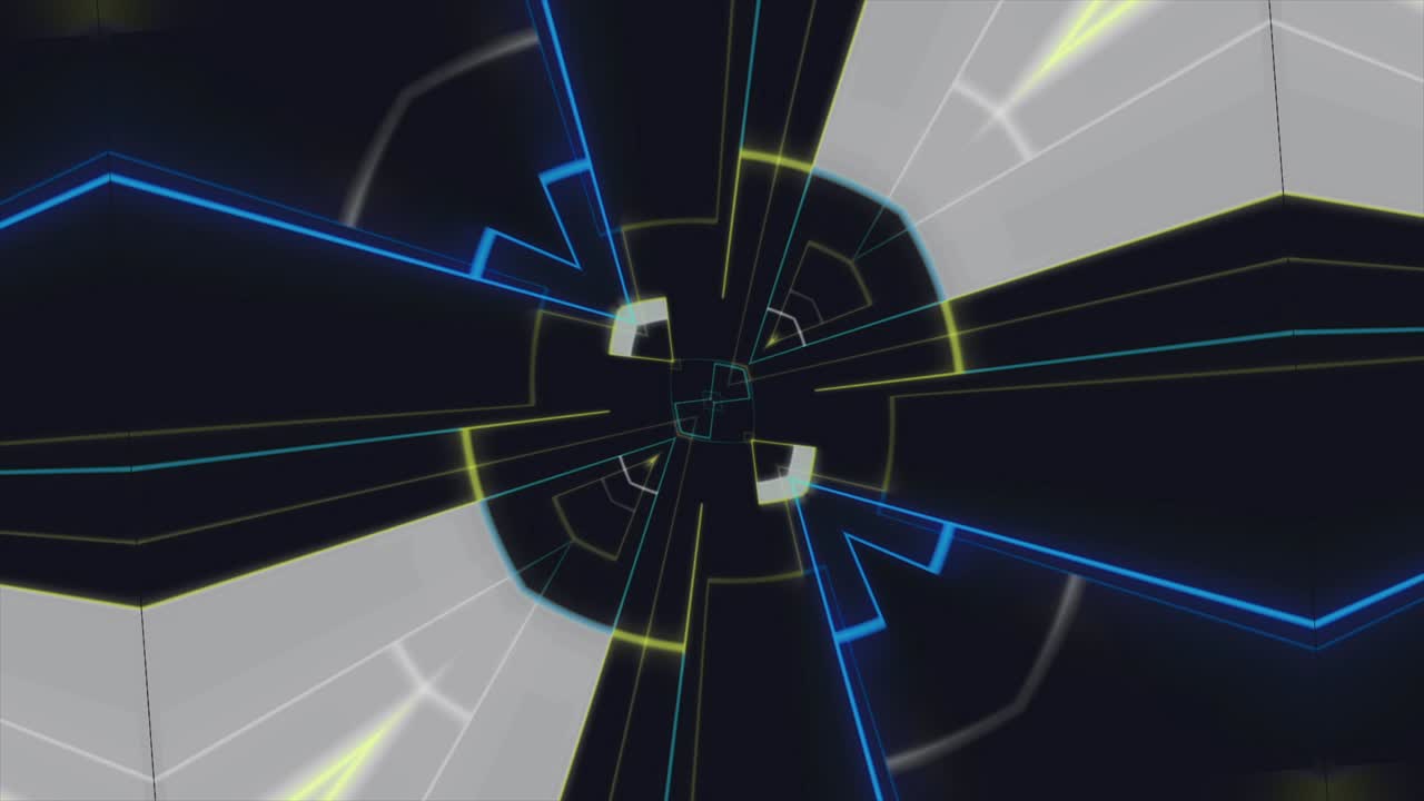 hi tech digital geométrico disco bucle