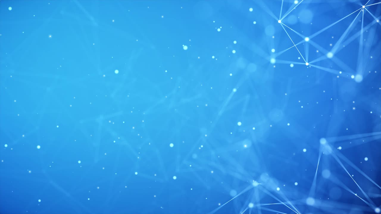 composición abstracta con puntos de conexión y líneas y triángulos de bucle de fondo.