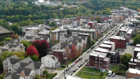 Luftaufnahme-Von-Städtischen-Amerikanischen-Stadtwohnungen