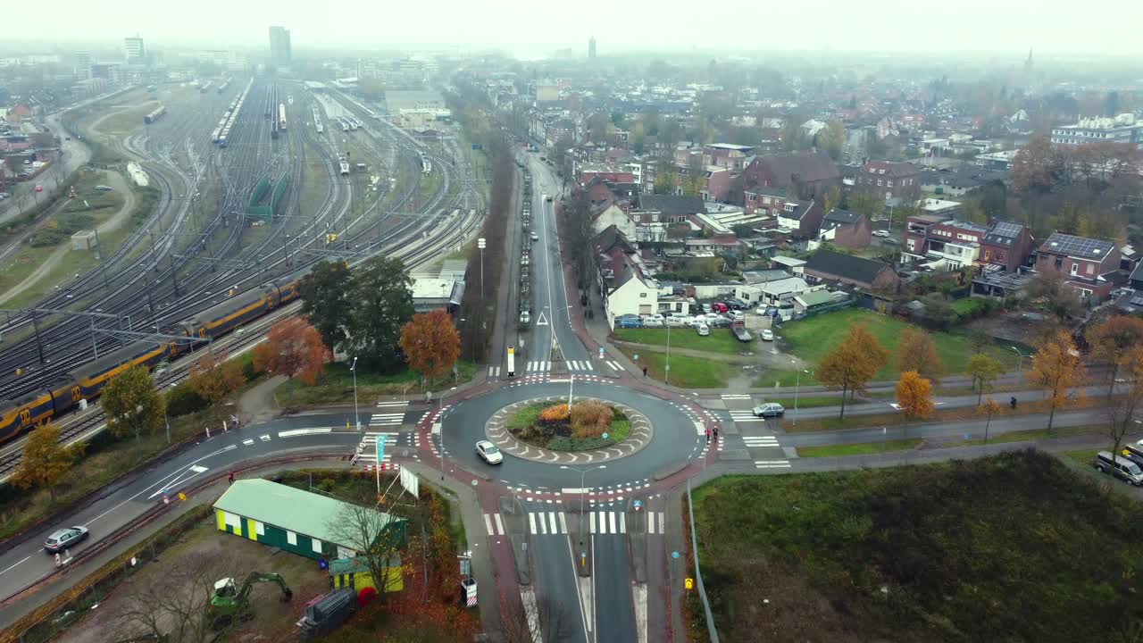 Aerial View of Zutphen, Netherlands