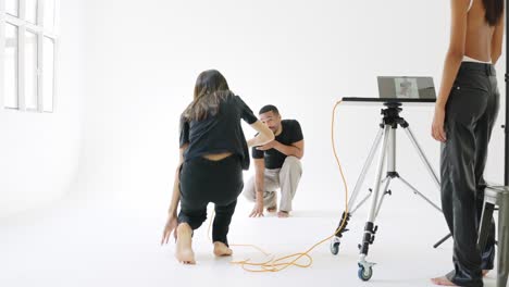 Behind the scenes photoshoot