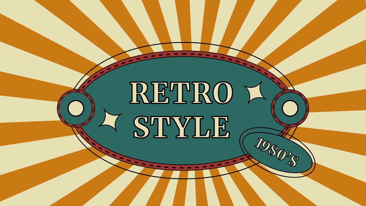 Título com Tipografia Estilo Retrô