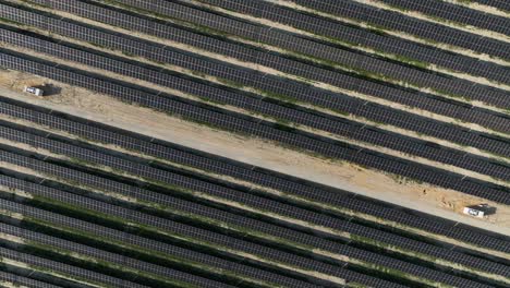 aerial top down for photovoltaic solar panel base station for renewable energy supply