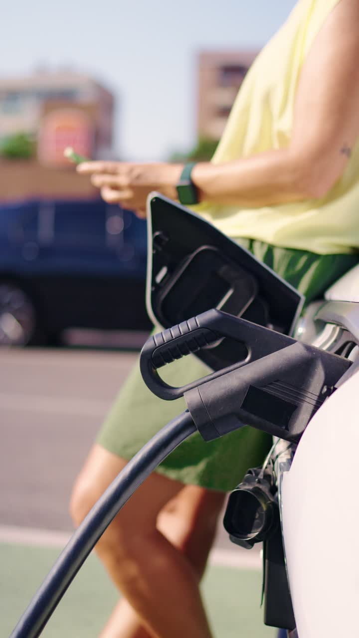 carga de un vehículo eléctrico