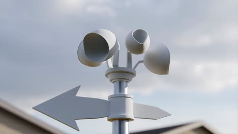 anemometer and directional signpost