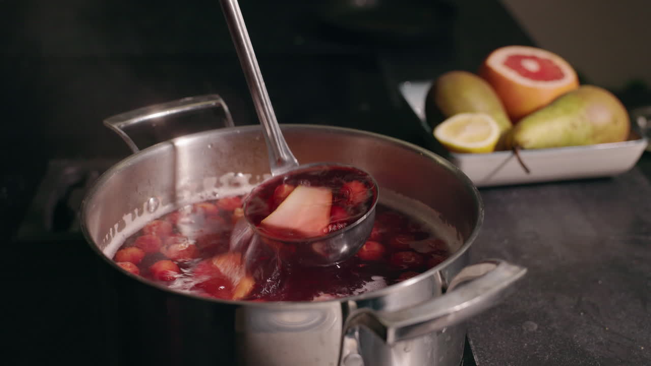 fabricación de vino caliente