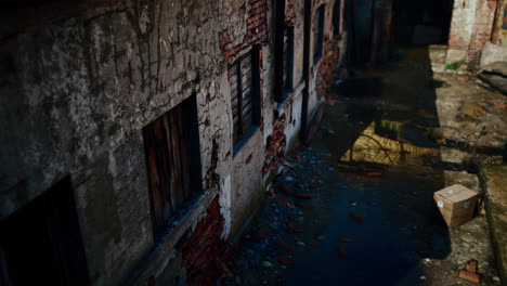 Viejos-Edificios-Industriales-Abandonados-En-La-Fábrica