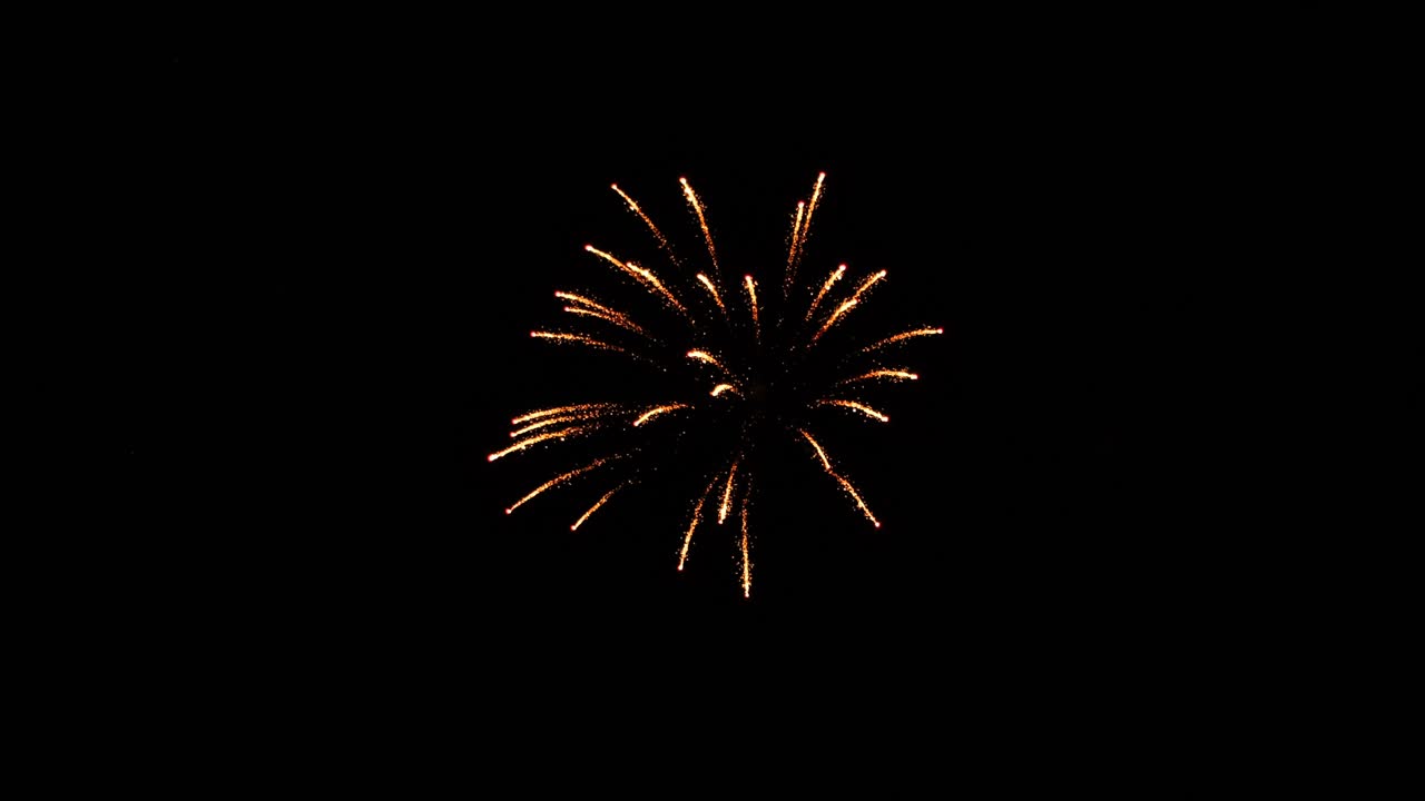 start of a fireworks show as a white whistling aerial darts into the night sky, signaling the start of a wonderful show for the July 4th celebration