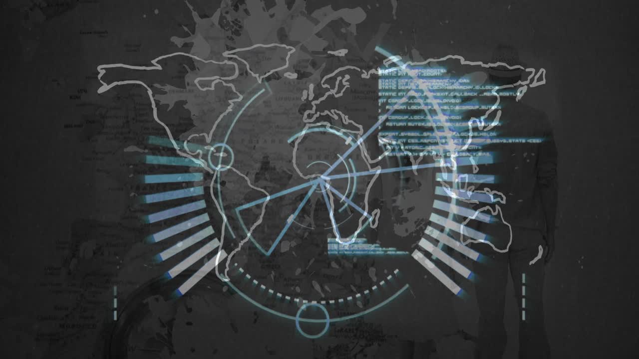 회색 배경에 대한 카운트다운 4k