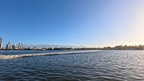 boat journey through scenic gold coast waterways