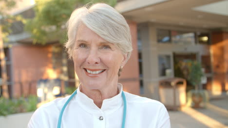 Portrait-Of-Female-Doctor-Standing-Hospital-Shot-On-R3D