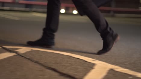 businessman is walking on multi-storey car park after his work - 2 - log footage