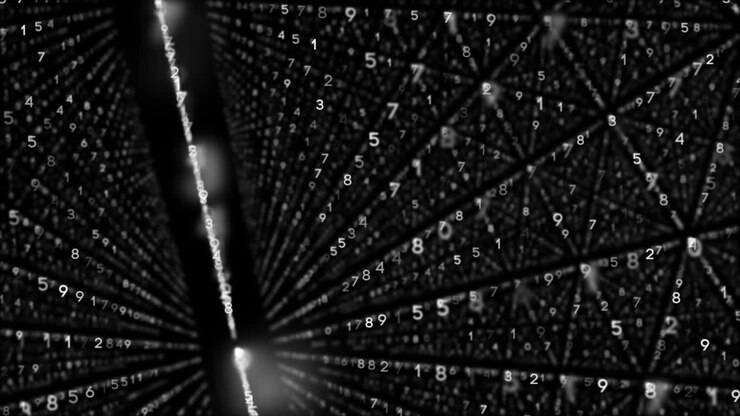 Black and grey code design
