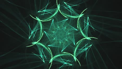 Emerald-green-crystal-fractal-flower-blooming---cosmic-spiritual-portal-mandala---seamless-loop