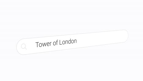 Typing-Tower-of-London-on-the-Search-Engine