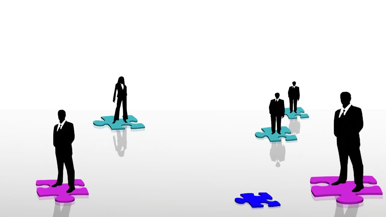 비즈니스 팀워크 개념