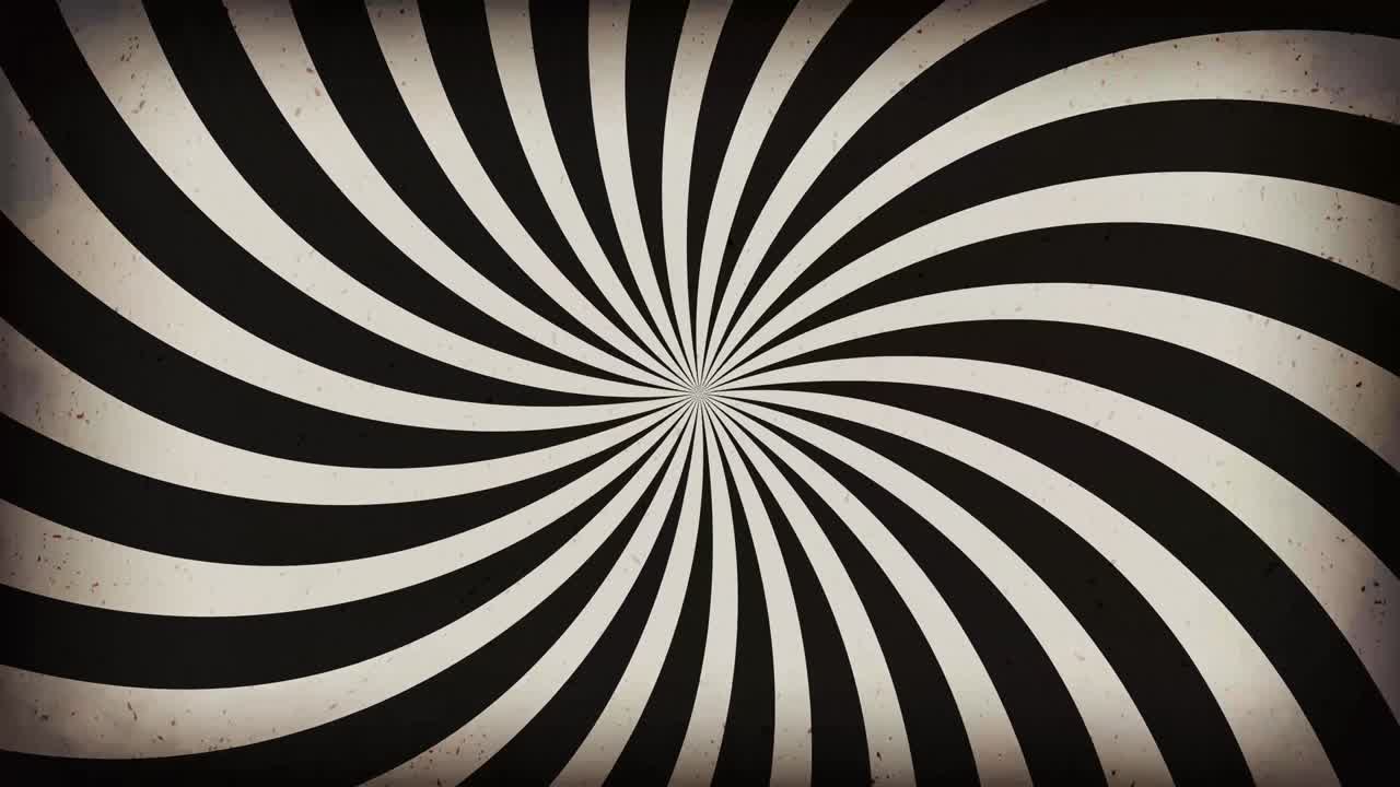 회전하는 방사형 패턴 회전 애니메이션 (빈테이지 텍스처)