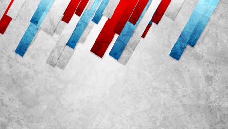 blue red stripes grunge tech geometric abstract motion background