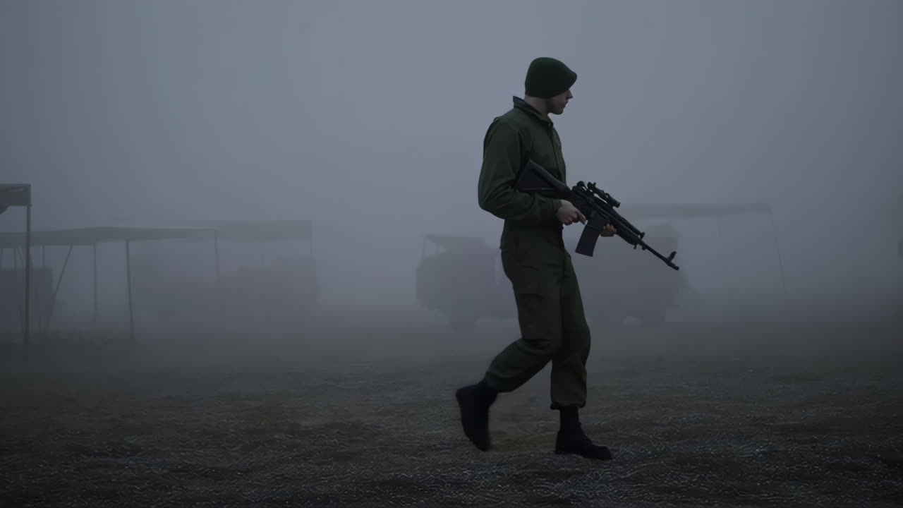 Soldier in Fog