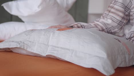 haciendo una cama