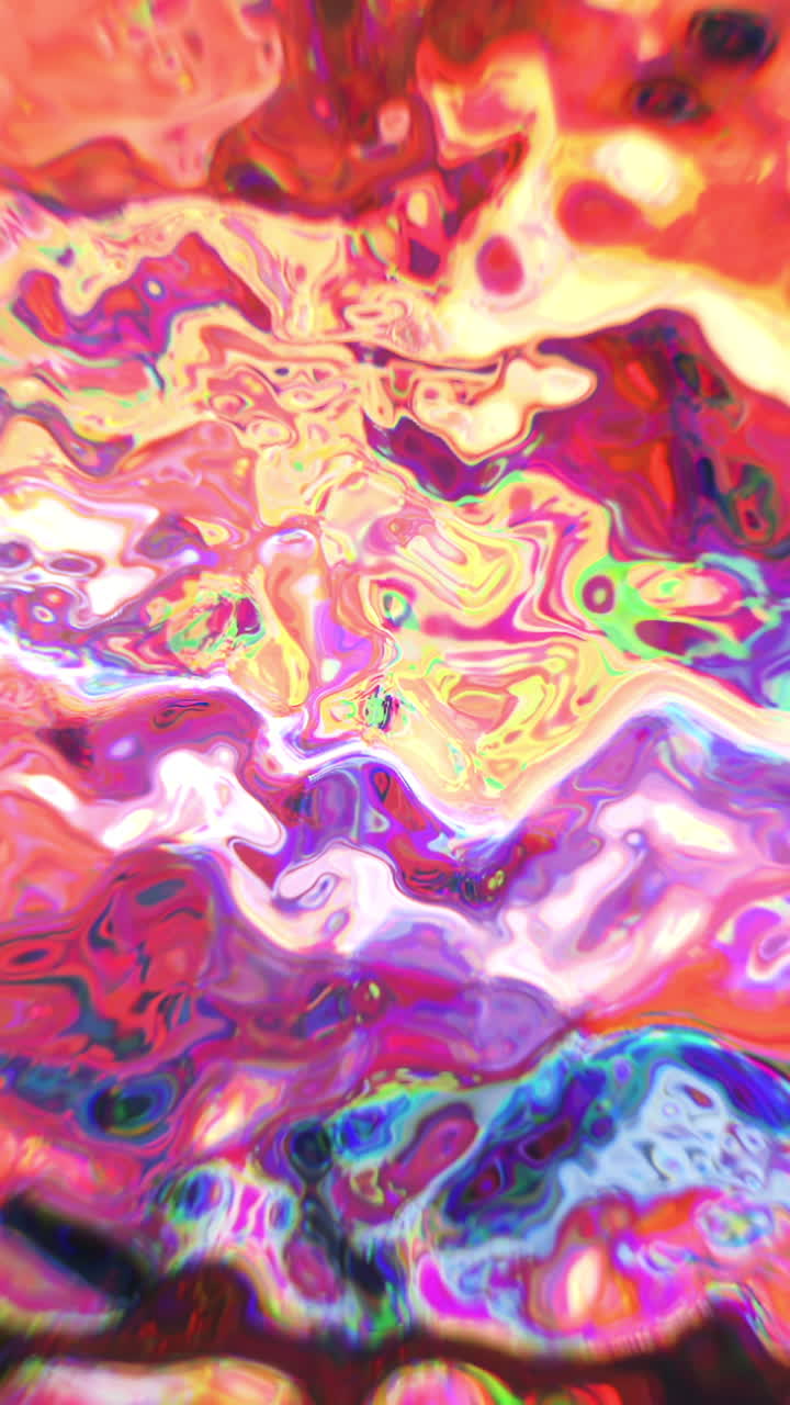 arte líquido abstractamente colorido