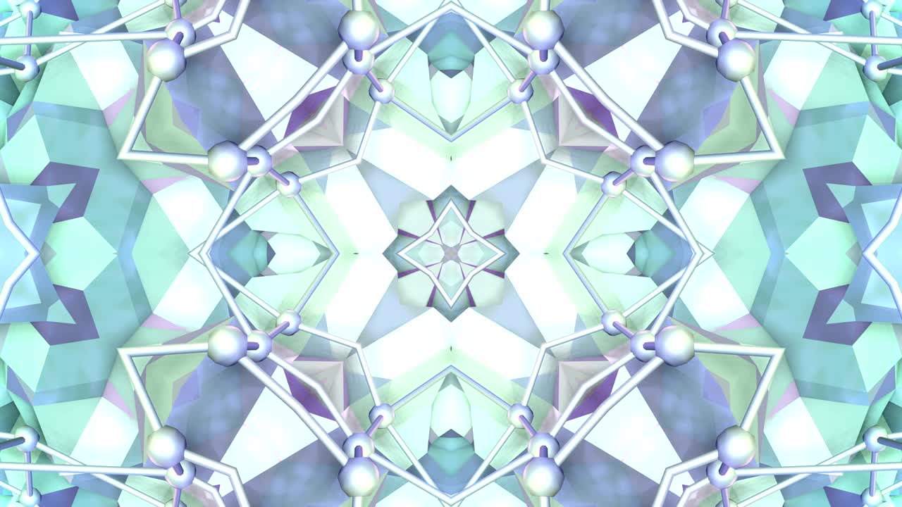 블루 로우 폴리 지오메트릭 추상적인 배경은 움직이는 스테인드 글래스 또는 4k의 칼레도스코프로, 루프 3d 애니메이션, 인기 있는 로우 폴리스 스타일의 원활한 영상입니다.