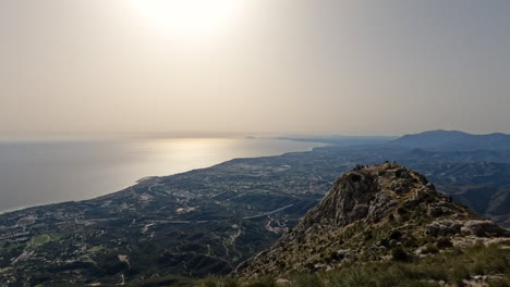 Aufnahme-4k-Des-Schönen-Berges-La-Concha,-Marbella,-Spanien