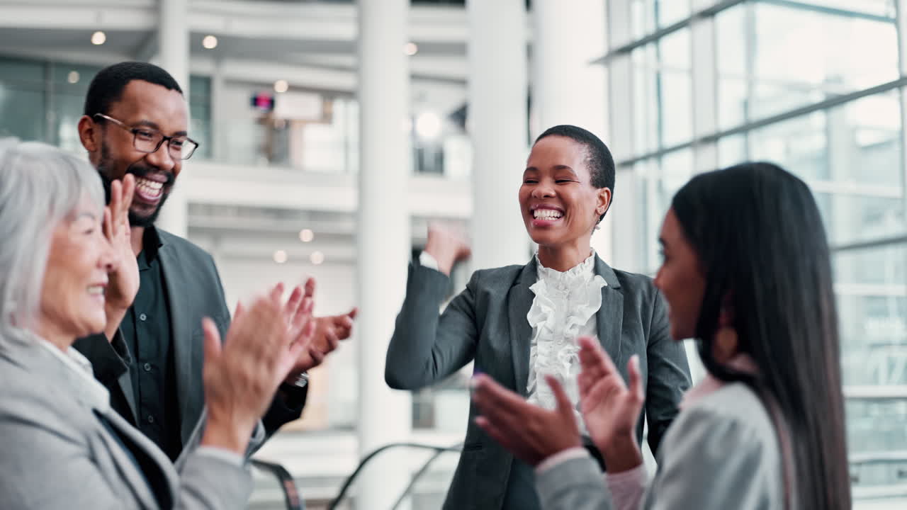 gente de negocios, celebración