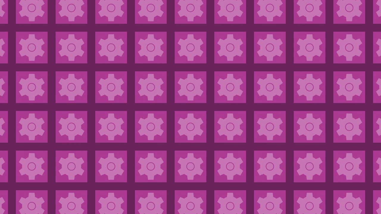 Pink Gears Pattern