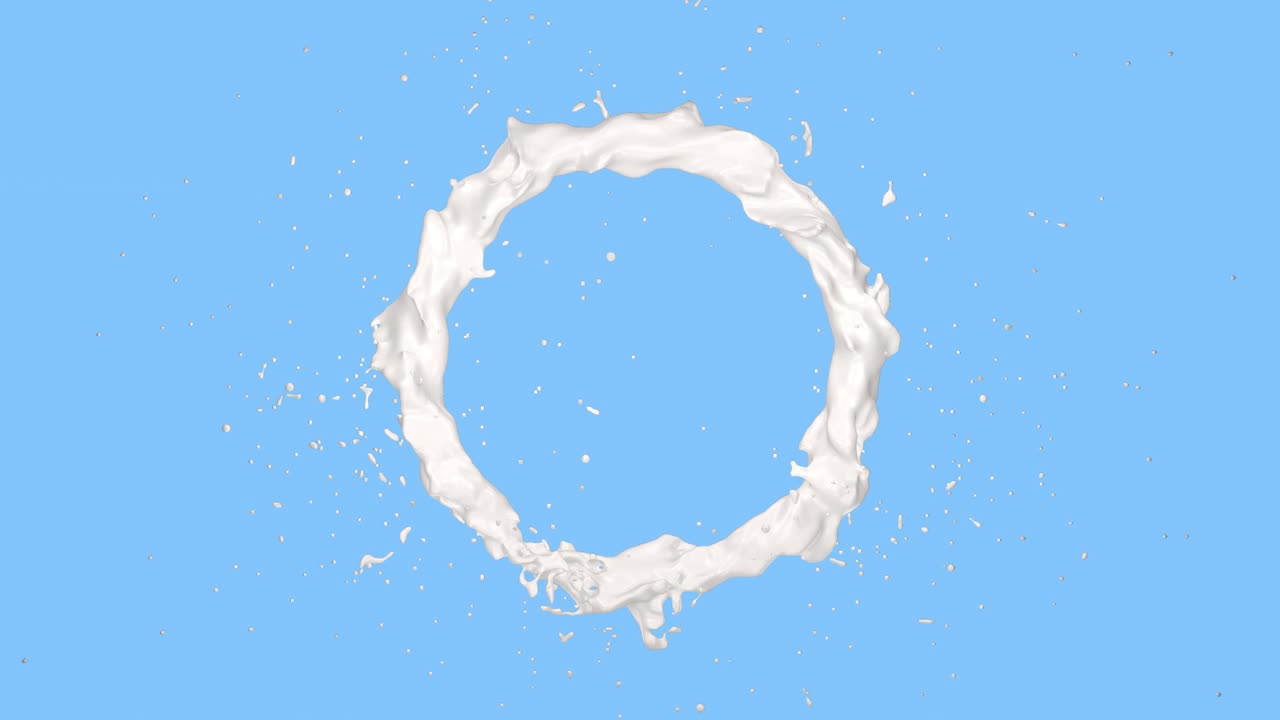 우유 스플래시, 현실적인 천연 유제품, 광고에 맞게 쉽게 사용자 정의 할 수 있으며 사용자 정의 배경을 대체 할 수 있습니다.
