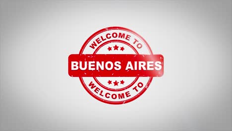 Welcome to Buenos Aires Stamp