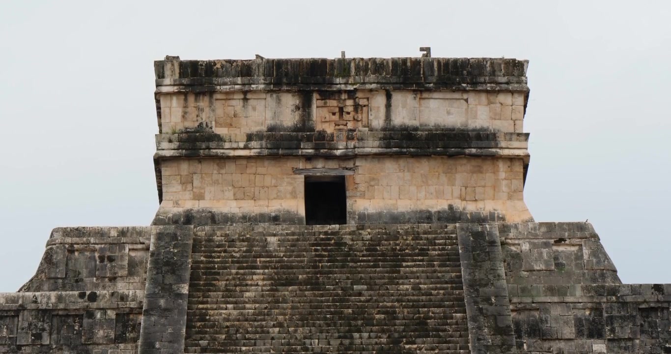 Chichen Itza, la cima del Tempio di Kukulcan (El Castillo).