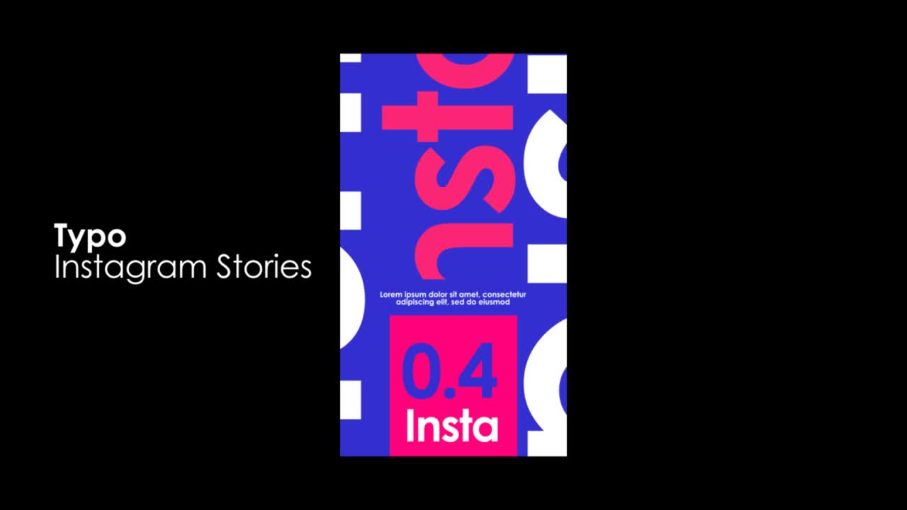 Instagram Stories Typo