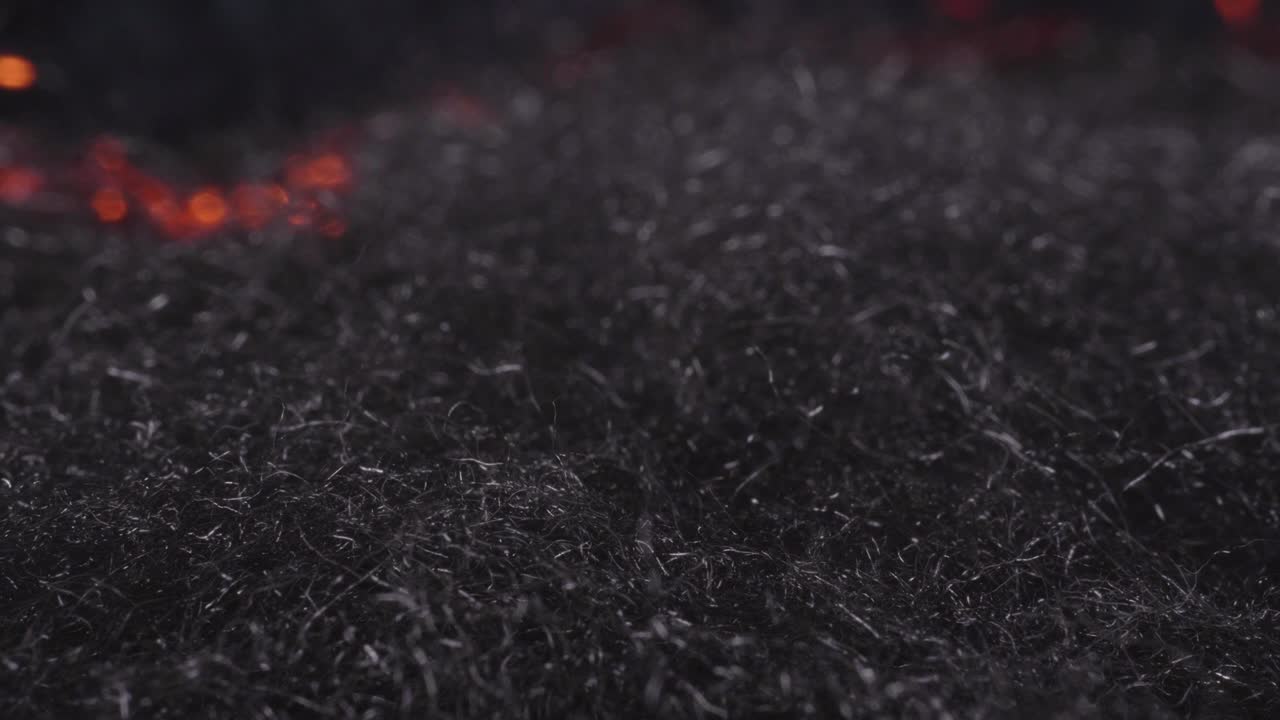Fire spreads quickly through steel wool 5