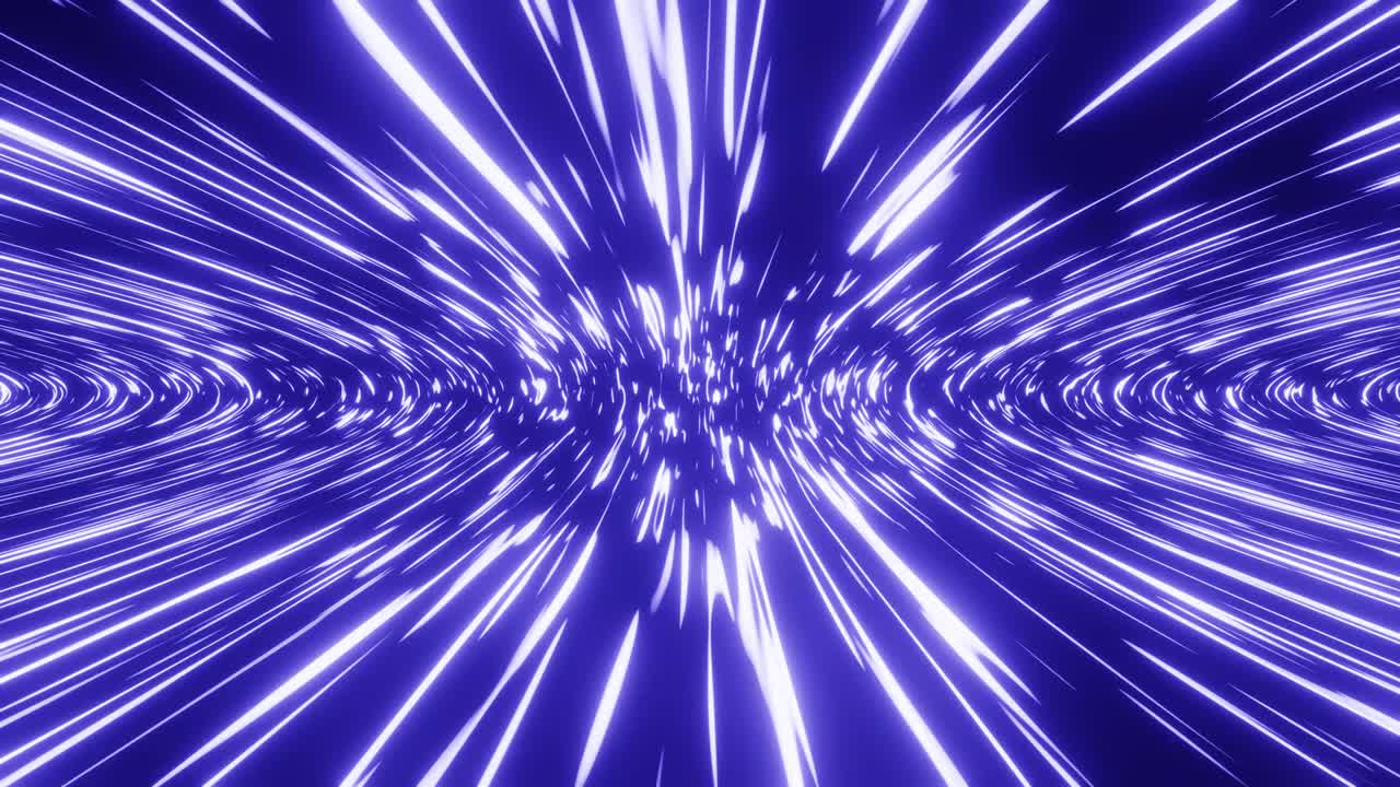 Space travel to the moon on the speed VJ loop background