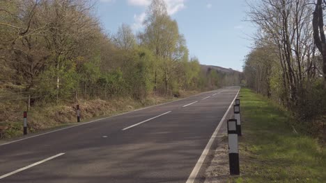 a quiet countryside road in cairndow