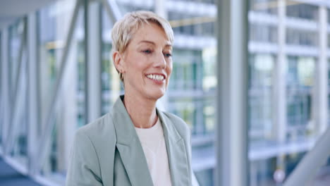 thumbs up, happy and face of business woman