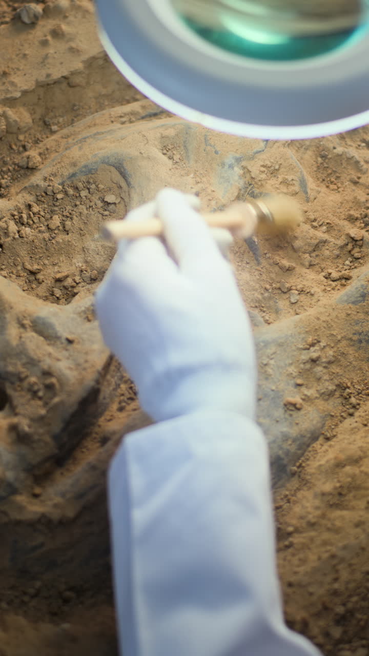 excavación de fósiles