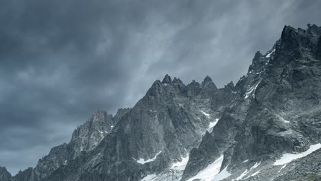 Berge-Mit-Wolken:-Europäische-Alpen-In-Frankreich,-4K-Zeitraffervideo