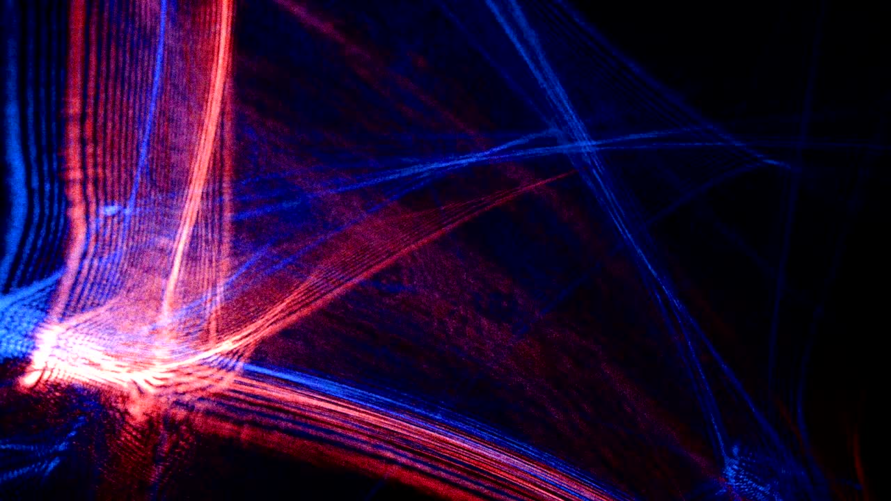 Colored Light Blurs Abstract Laser Background