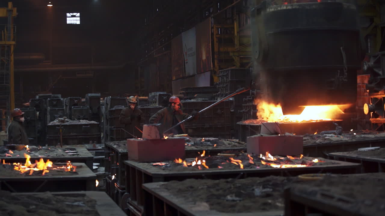 Metal Casting Process in Foundry