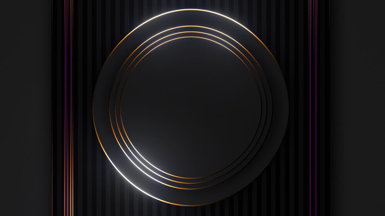 Dark Abstract Background with Glowing Circles
