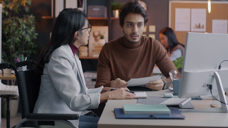 Business Meeting in the Modern Office