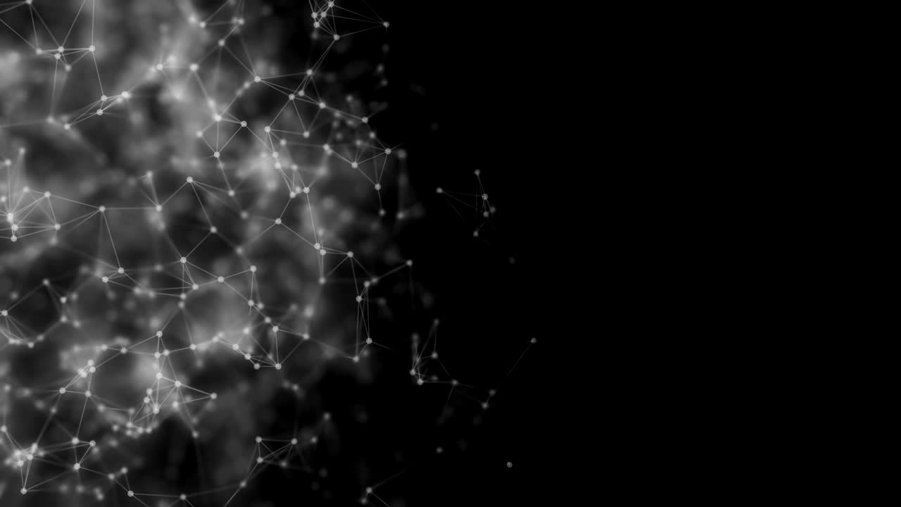 4K Abstract Molecular Mesh.