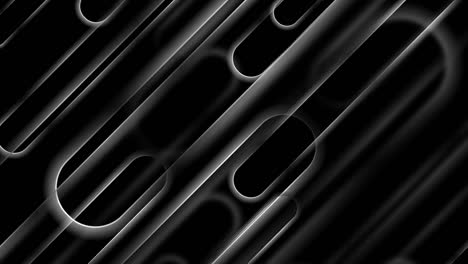 grey shiny metallic geometric shapes abstract motion background