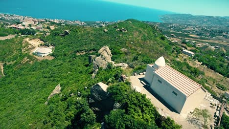 a berber temple at the top of the mountain in tizi ouezou algeria